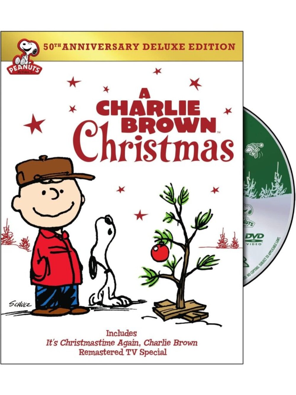 50th Anniversary Deluxe Edition A Charlie Brown Christmas DVD - Holiday Classic
